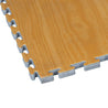 Wood Grain Reversible Puzzle Mat