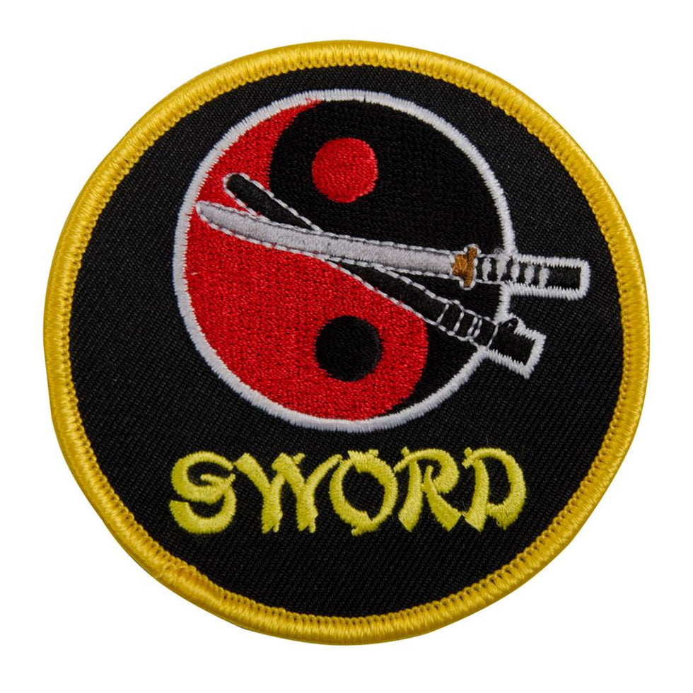 SewnIn Yin Yang Sword Patch Century Martial Arts
