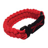 Youth Paracord Rank Bracelet Red
